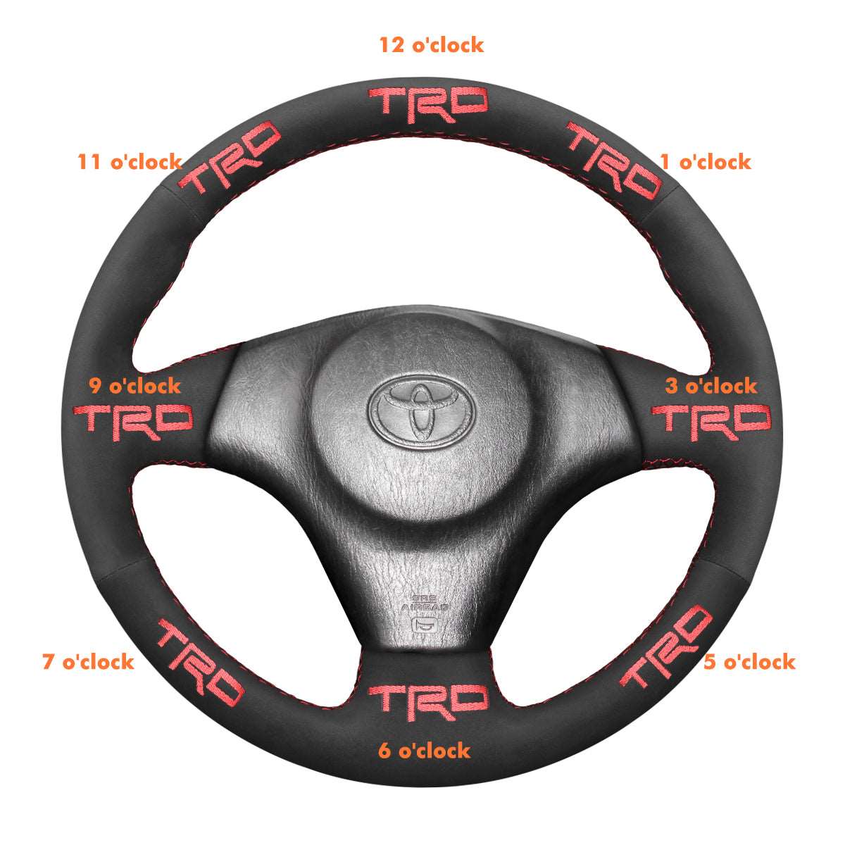 Custom Embroidery on Steering Wheel Cover