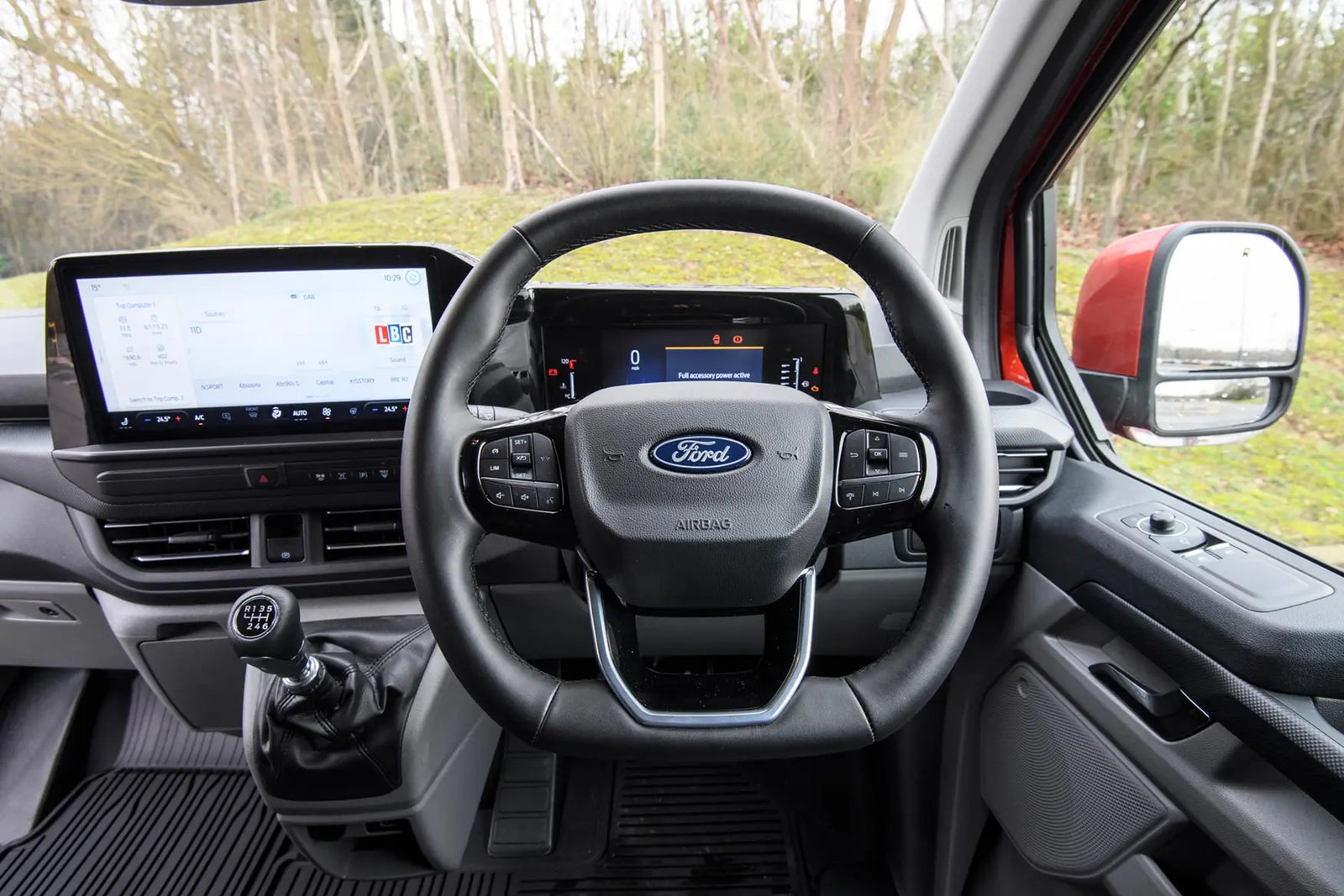 Steering Wheel Cover for Ford Tourneo Transit Custom 2022-2026
