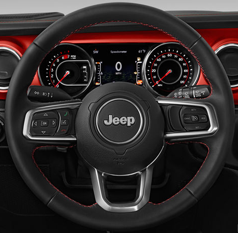 Steering Wheel Cover for Jeep Gladiator 2020–2024 Wrangler 2018–2024 Cover My Wheel