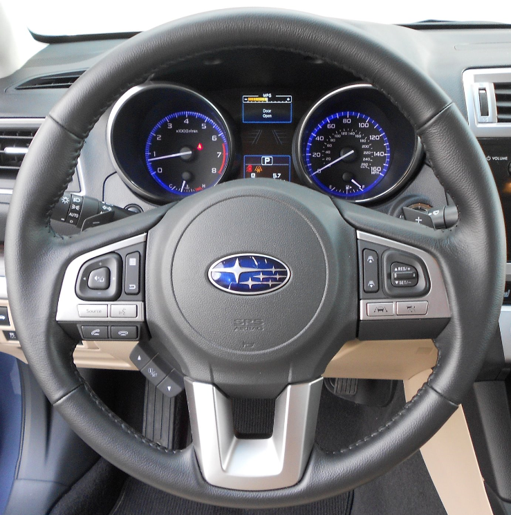 Steering Wheel Cover for Subaru Legacy, Outback, Forester & XV Crosstrek (2015–2018) Cover My Wheel