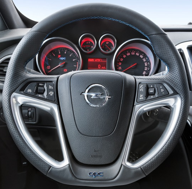 Steering Wheel Cover for Vauxhall (Opel) Astra OPC 2012–2015 Astra GTC OPC 2012–2018 Cover My Wheel