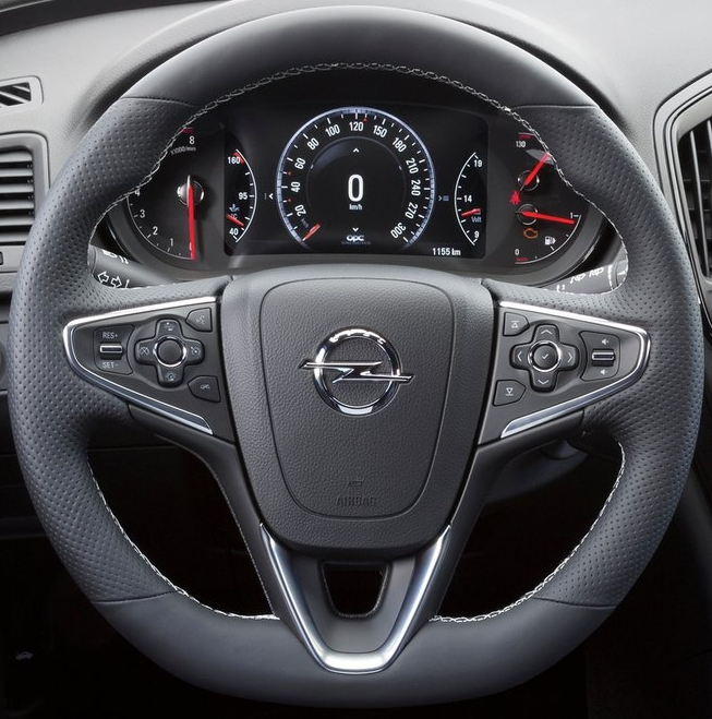 Steering Wheel Cover for Vauxhall (Opel) Insignia OPC 2013–2017 Cover My Wheel
