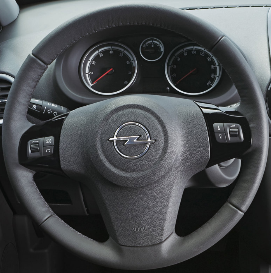 Steering Wheel Cover for Vauxhall (Opel) Corsa D 2006–2014 Cover My Wheel
