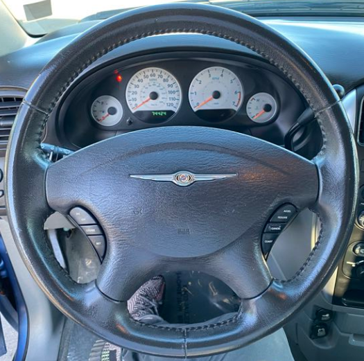 Steering Wheel Cover for Chrysler Voyager 2001–2005 Town & Country 2001–2007 Cover My Wheel