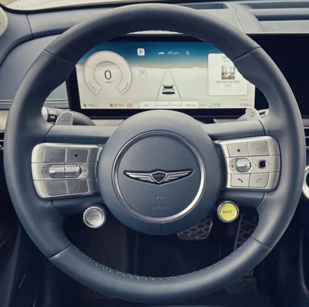 Steering Wheel Cover for Genesis GV60 2023-2025 Cover My Wheel