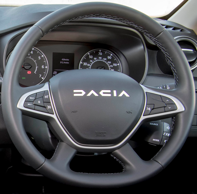 Steering Wheel Cover for Dacia Duster, Jogger, Lodgy, Logan & Sandero (2016–2024) Cover My Wheel