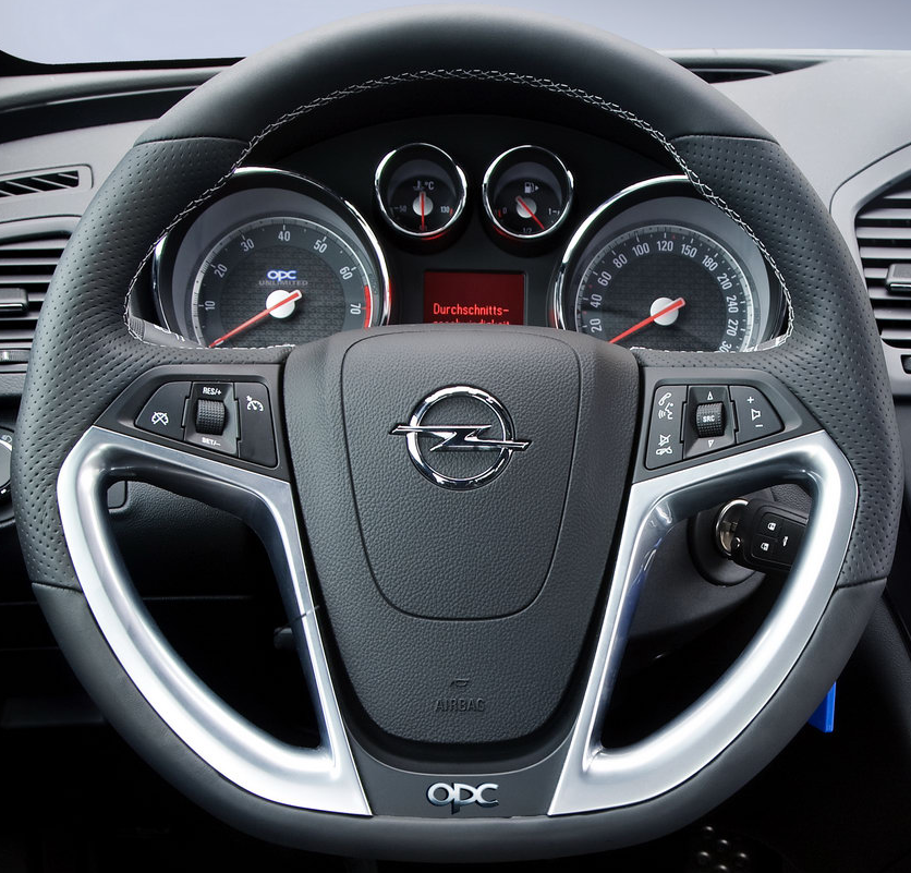 Steering Wheel Cover for Vauxhall (Opel) Insignia OPC 2008–2014 Cover My Wheel