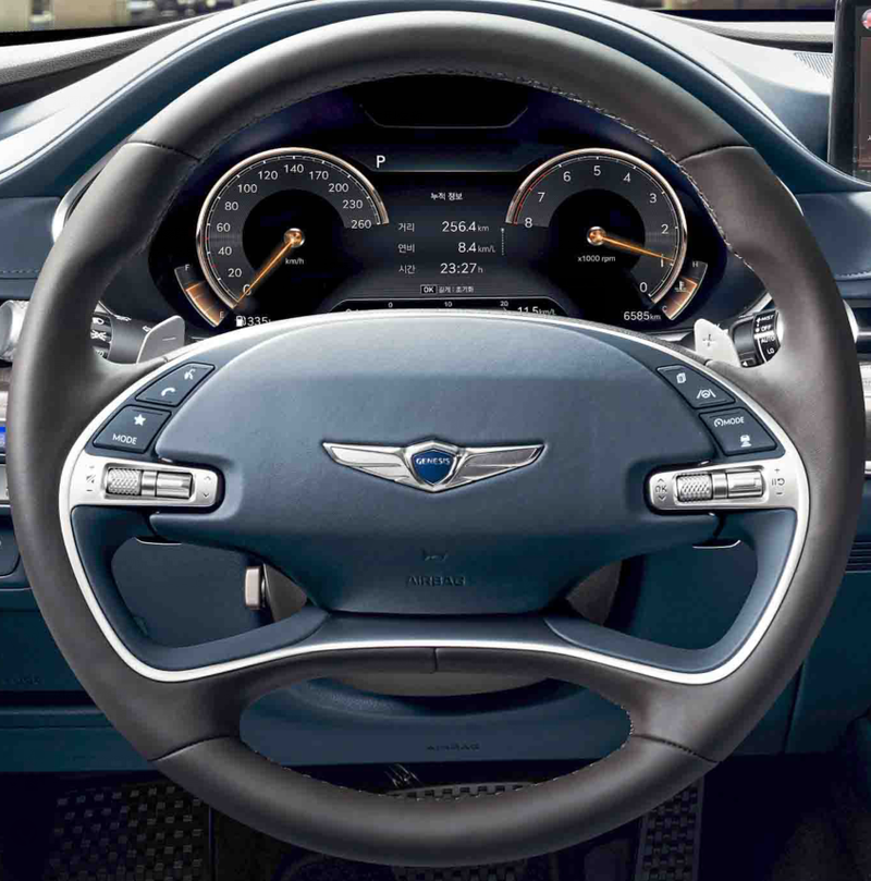 Steering Wheel Cover for Genesis G80 2021-2024 Cover My Wheel