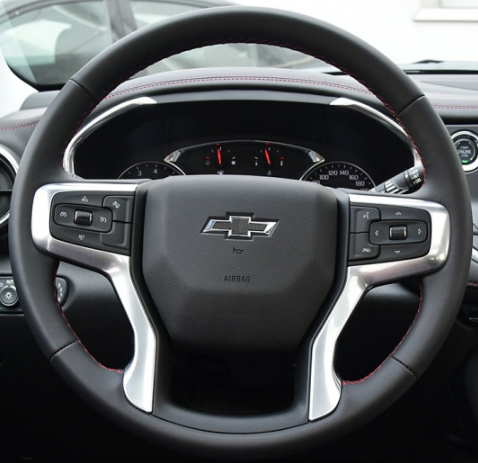 Steering Wheel Cover for Chevrolet Silverado, Blazer, Suburban & Tahoe (2019–2024) Cover My Wheel