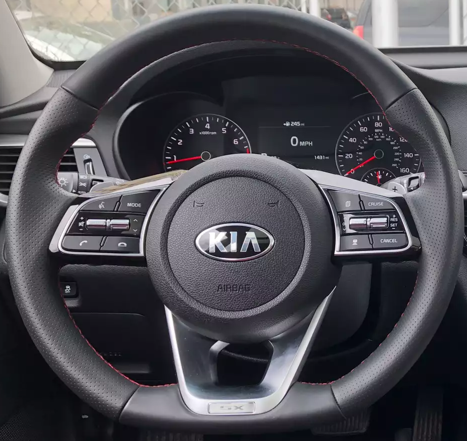 Steering Wheel Cover for Kia K5, Optima, Ceed & Forte (2019) Cover My Wheel