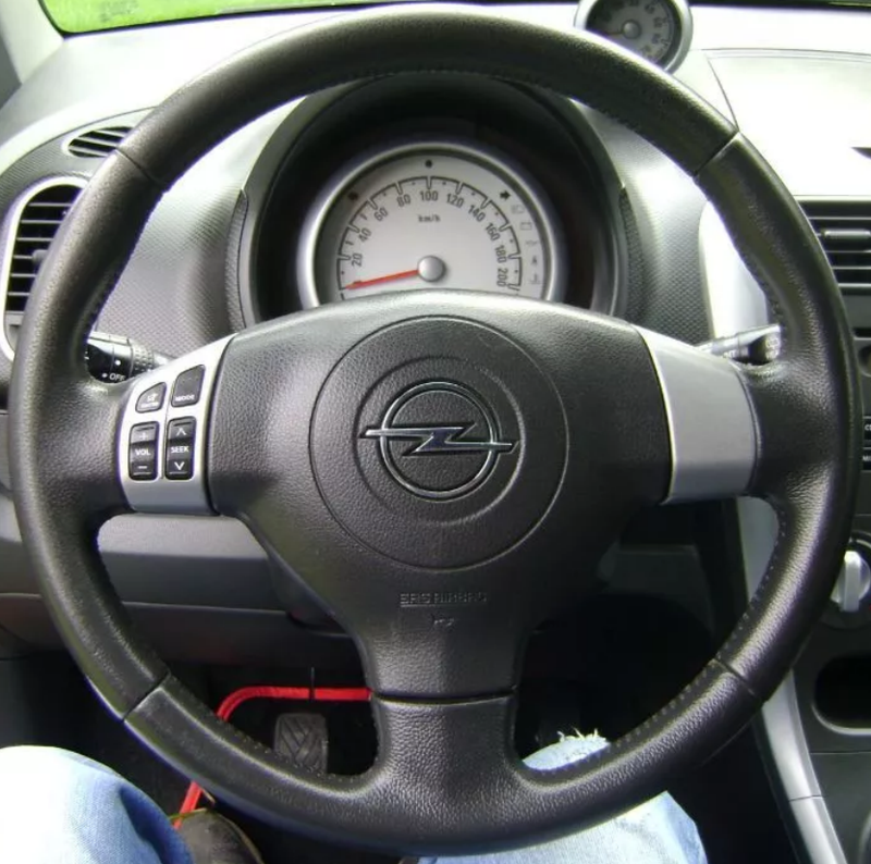 Steering Wheel Cover for Vauxhall (Opel) Agila 2007–2015 Cover My Wheel