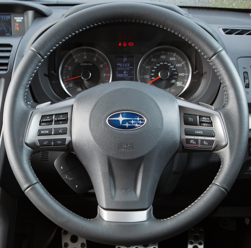 Steering Wheel Cover for Subaru Forester, Impreza, Legacy, Outback & XV Crosstrek (2012–2016) Cover My Wheel