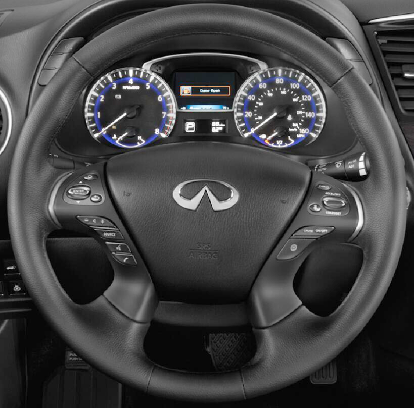Steering Wheel Cover for Infiniti JX35 M35 M37 M56 Q70 QX60 2011-2019 Cover My Wheel