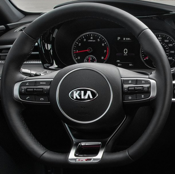 Steering Wheel Cover for Kia K5 GT, GT-Line & Optima (2021–2022) Cover My Wheel