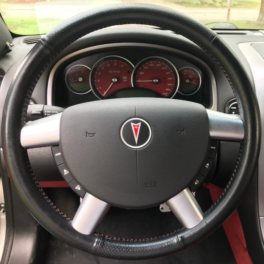 Steering Wheel Cover for Pontiac GTO 2004-2006 Cover My Wheel