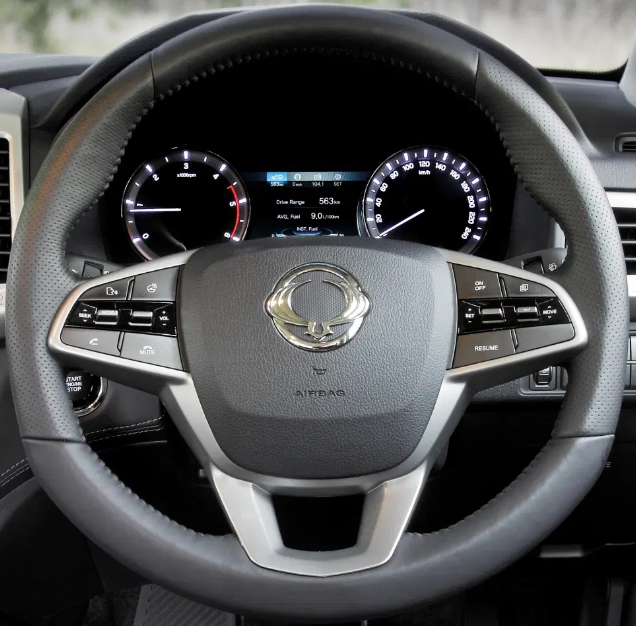 Steering Wheel Cover for SsangYong Musso 2018-2025 Cover My Wheel