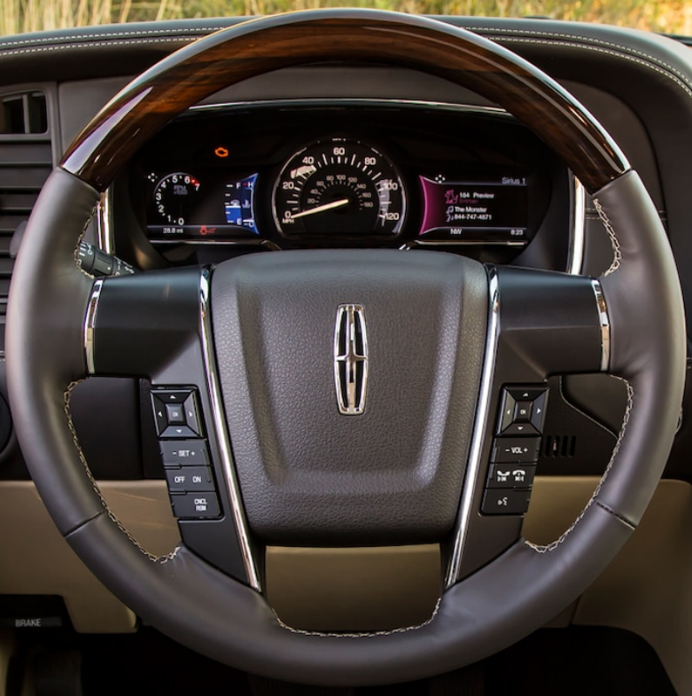 Steering Wheel Cover for Lincoln Navigator 2015-2017 Cover My Wheel