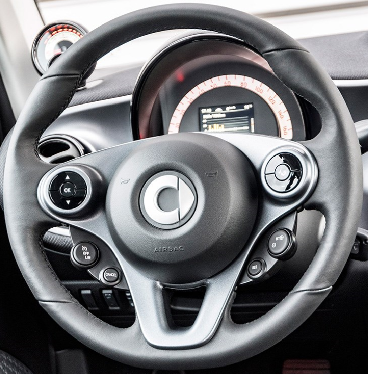 Steering Wheel Cover for Smart Fortwo & Forfour (2015–2017) Cover My Wheel
