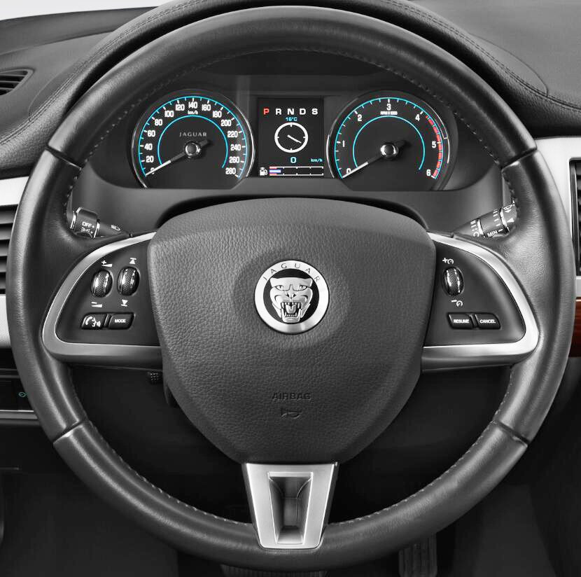 Steering Wheel Cover for Jaguar XF, XF S & Sportbrake (2014–2015) Cover My Wheel