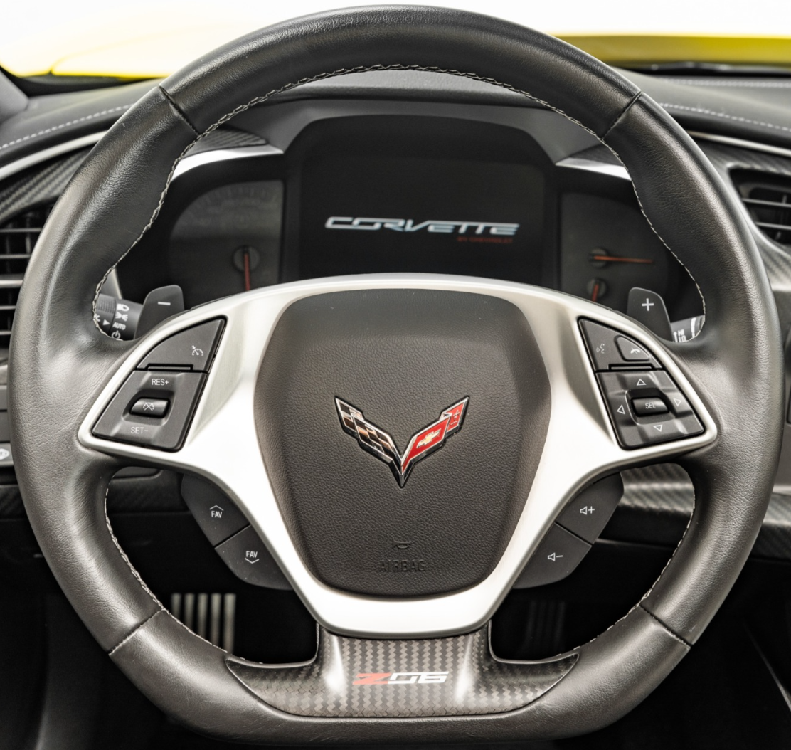 Steering Wheel Cover for Chevrolet Corvette (C7) 2015-2020 Cover My Wheel