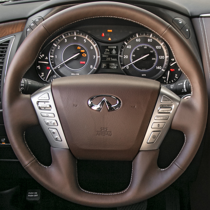 Steering Wheel Cover for Infiniti QX56 QX80 2011-2019 Cover My Wheel