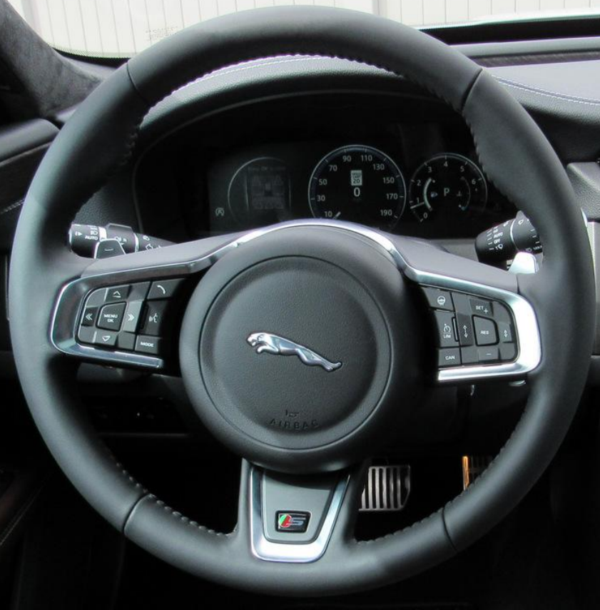 Steering Wheel Cover for Jaguar E-Pace, F-Pace, XE & XF (2015–2019) Cover My Wheel