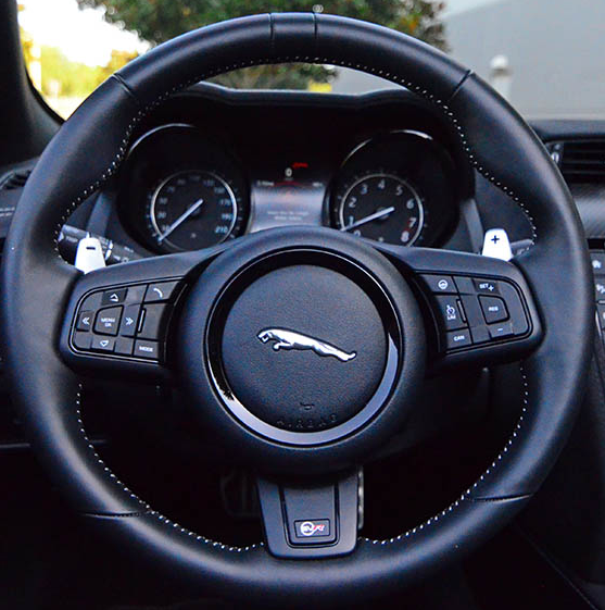 Steering Wheel Cover for Jaguar F-Type (X152) & F-Type SVR (2016–2024) Cover My Wheel