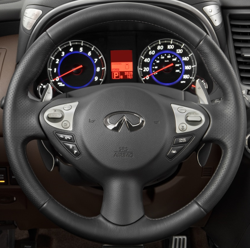 Steering Wheel Cover for Infiniti FX35 FX37 FX50 QX70 2009-2018 Cover My Wheel