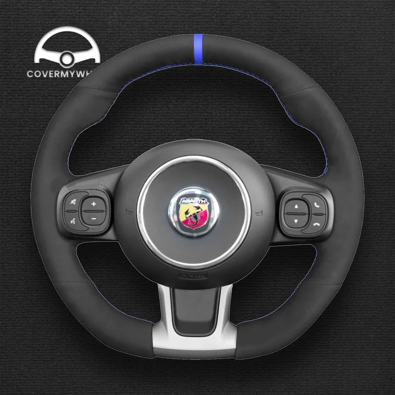 Steering Wheel Cover for Abarth 595 695 595C 695C 2016-2021 Cover My Wheel