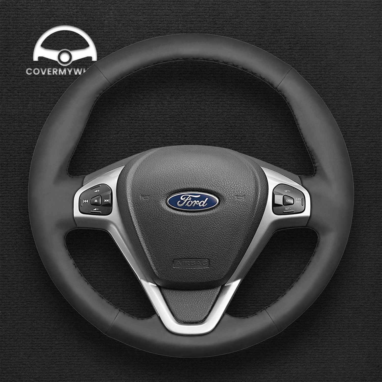 Steering Wheel Cover for Ford Fiesta Ecosport B-MAX Ka(Ka+) Tourneo Transit Cover My Wheel