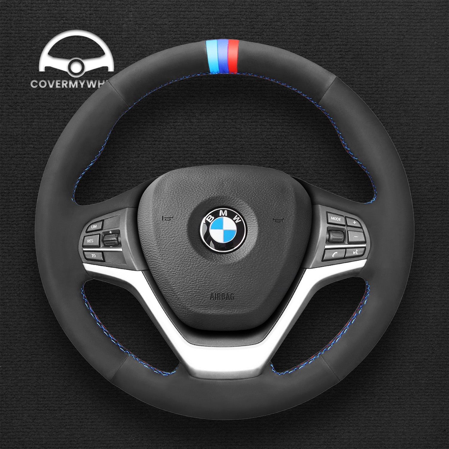 Steering Wheel Cover for BMW X5 F15 2013-2018 X6 F16 2015-2019 Cover My Wheel
