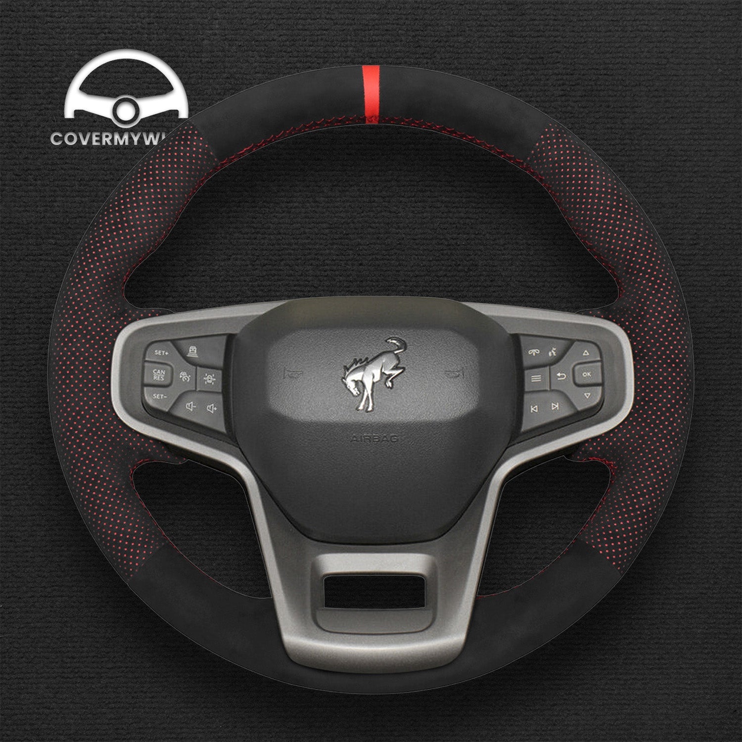 Steering Wheel Cover for Ford Bronco 2021-2024 Cover My Wheel