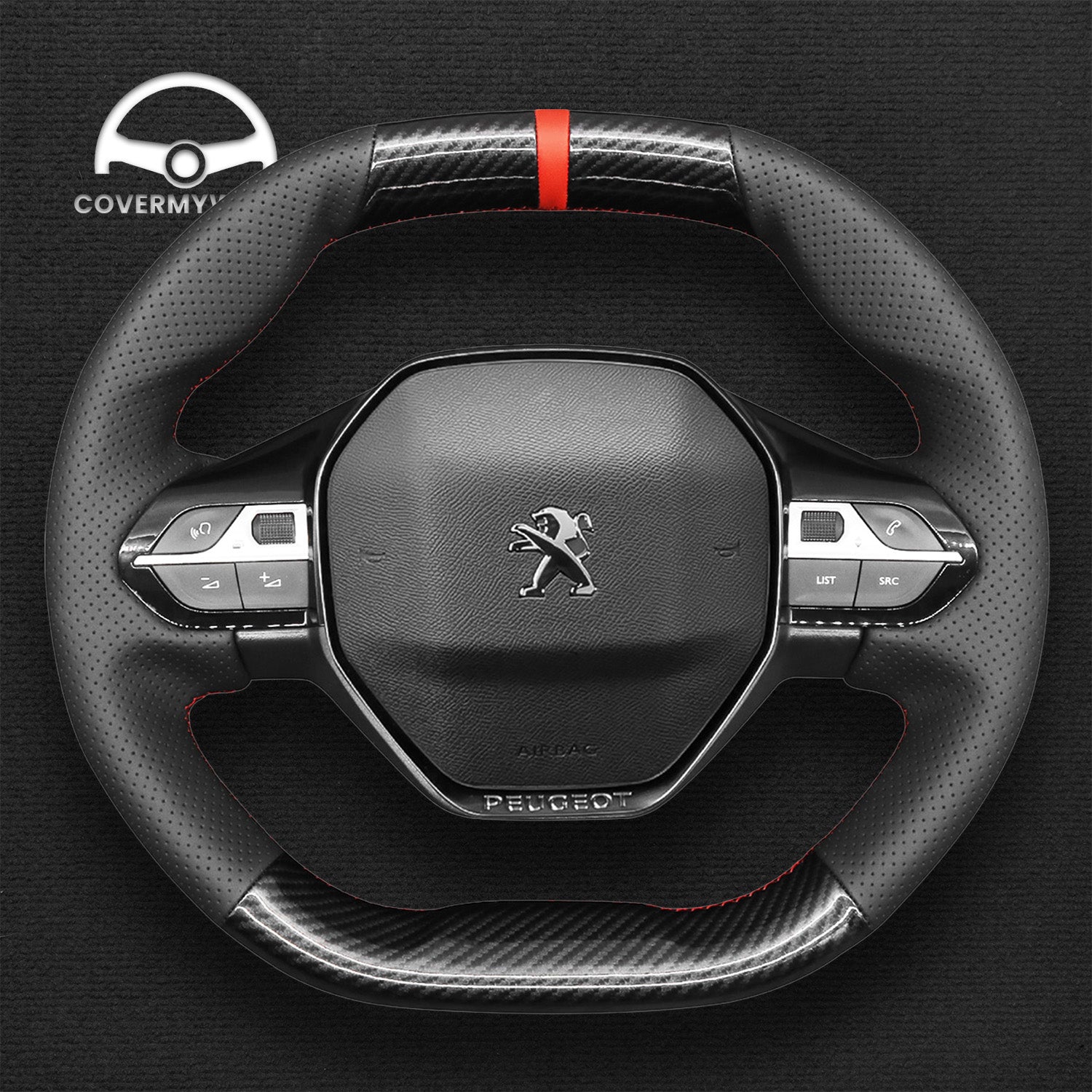 Steering Wheel Cover for Peugeot 3008 2017