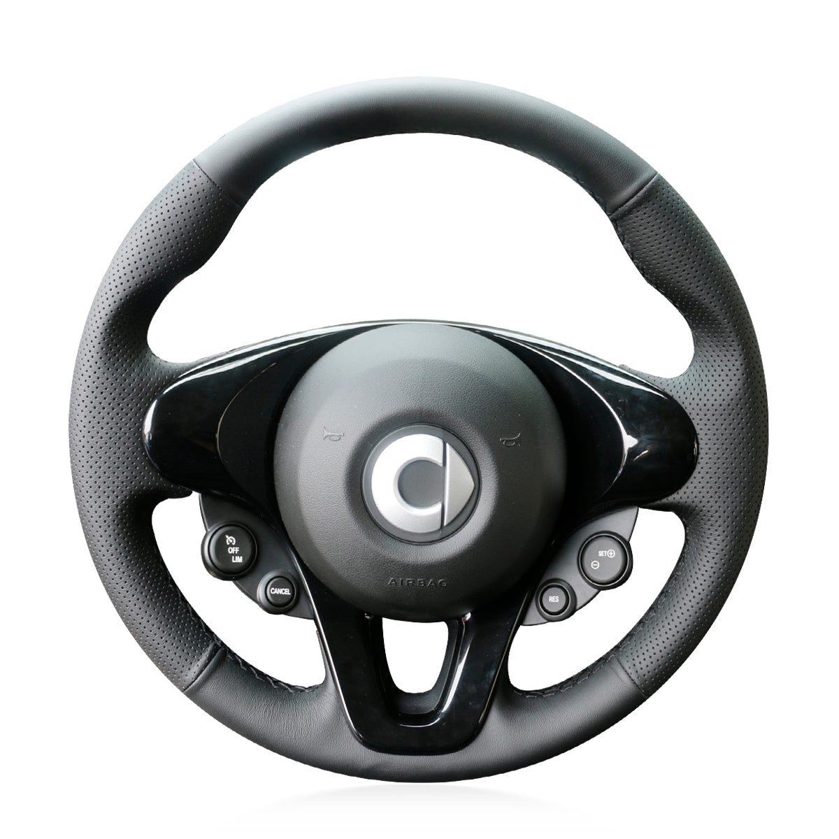 Steering Wheel Cover for Smart Fortwo & Forfour (2015–2017) Cover My Wheel