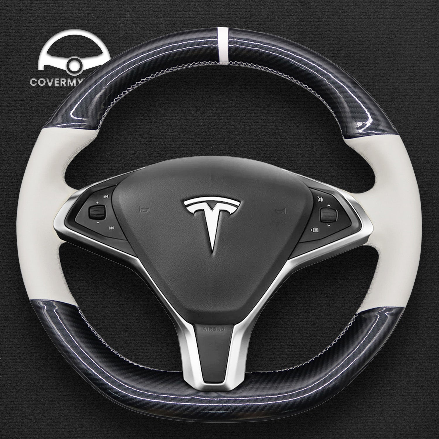 Steering Wheel Cover for Tesla Model S 2013–2017 Cover My Wheel