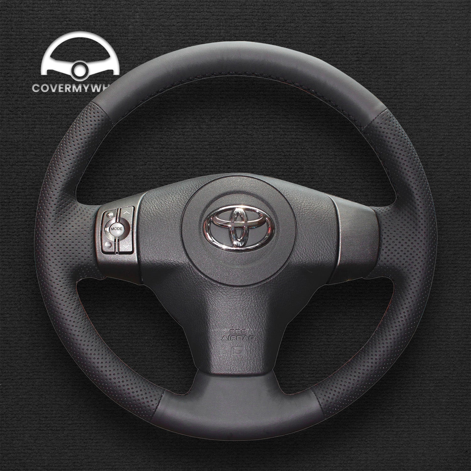 Steering Wheel Cover for Toyota RAV4 Yaris Urban Cruiser Passo Sette Vanguard Ist 2005-2016 Cover My Wheel