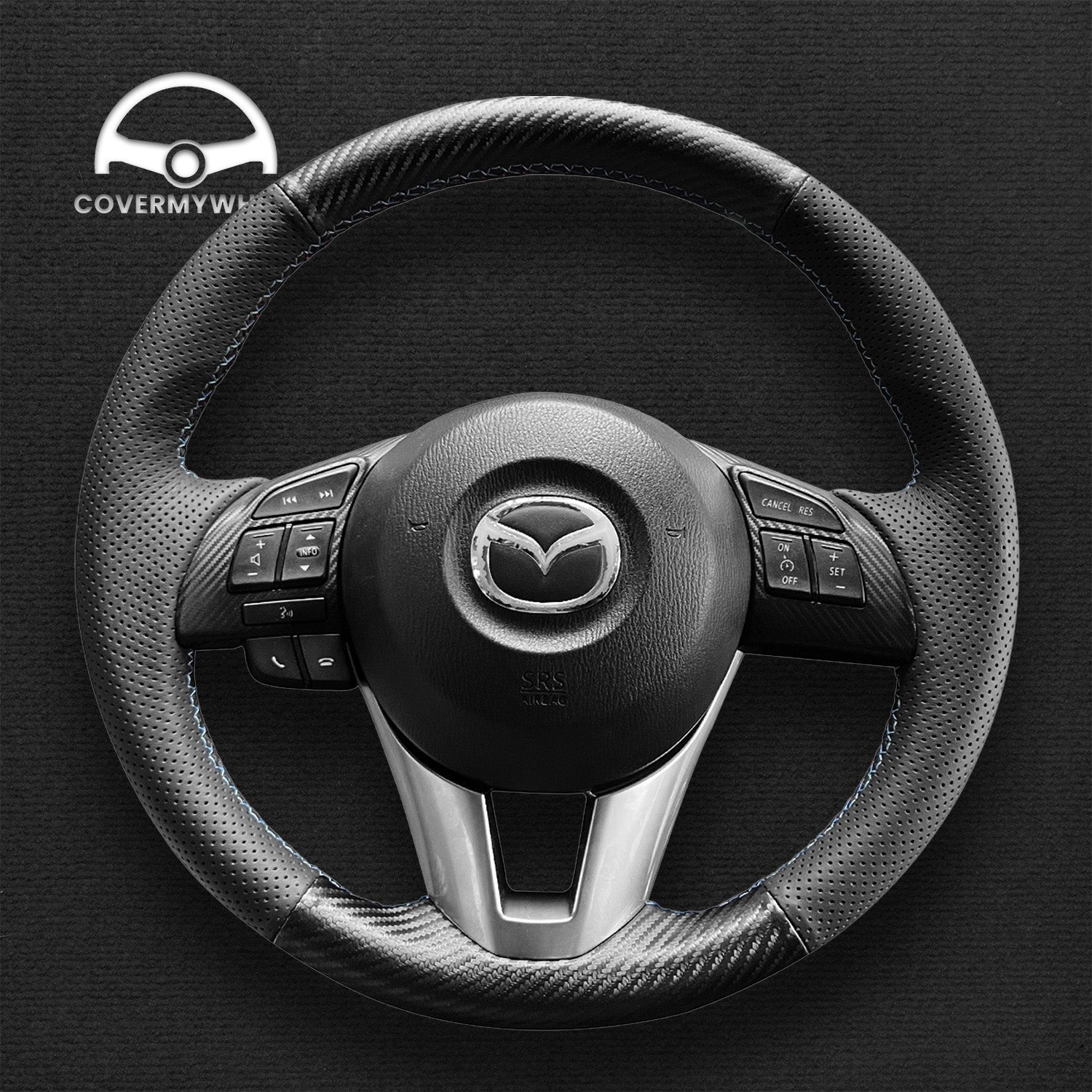Steering Wheel Cover for Toyota Yaris iA (US) 2017-2018 Cover My Wheel