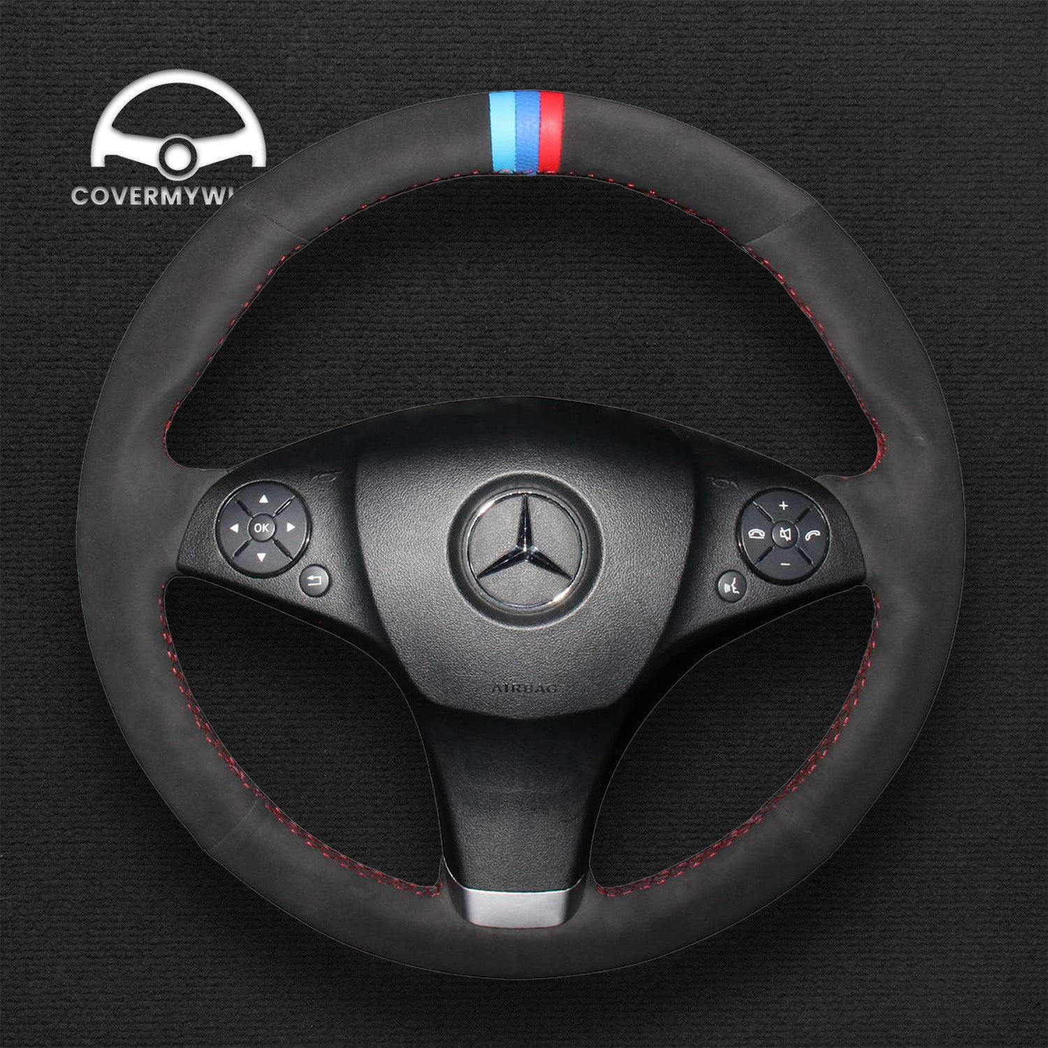 Steering Wheel Cover for Mercedes E-class E350 Cover My Wheel