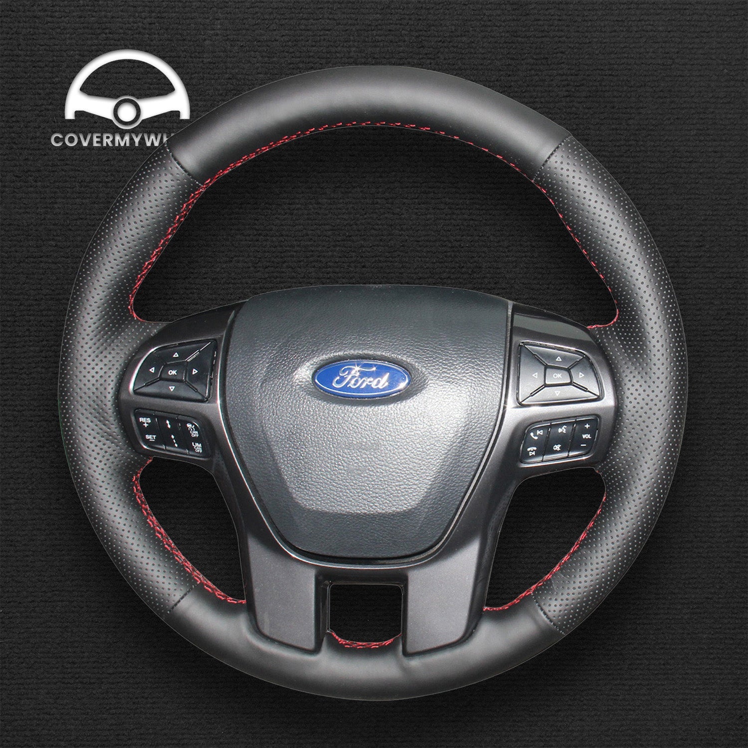 Steering Wheel Cover for Ford Ranger 2016-2020 Cover My Wheel
