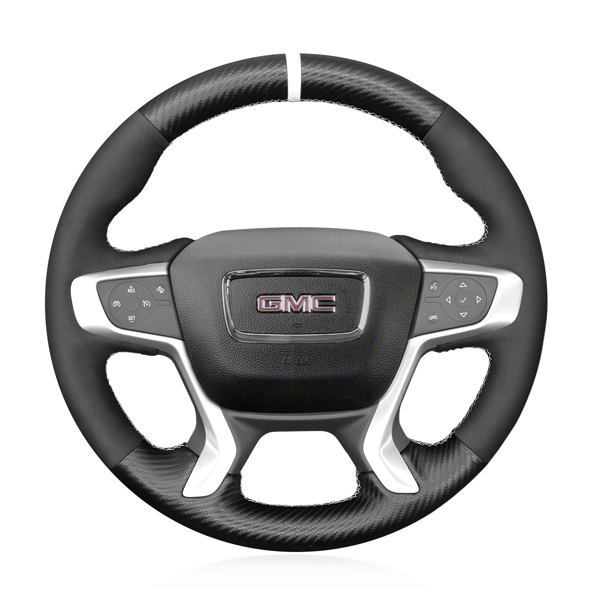 Steering Wheel Cover for GMC Acadia 2017–2022 Canyon 2015–2021 Terrain 2018–2022 Cover My Wheel