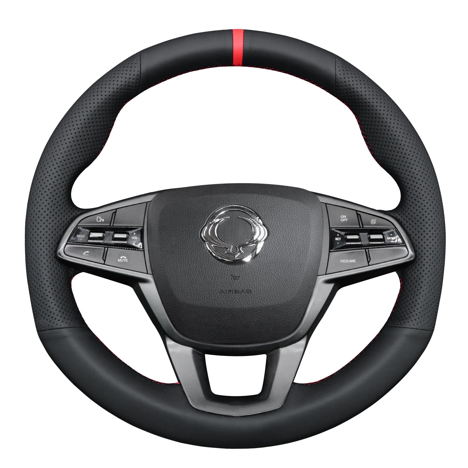 Steering Wheel Cover for SsangYong Musso 2018-2025 Cover My Wheel