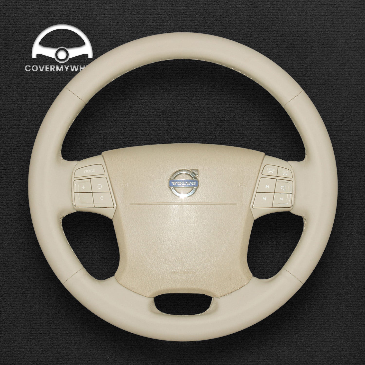 Steering Wheel Cover for Volvo S80 XC70 V70 2006–2010 Cover My Wheel