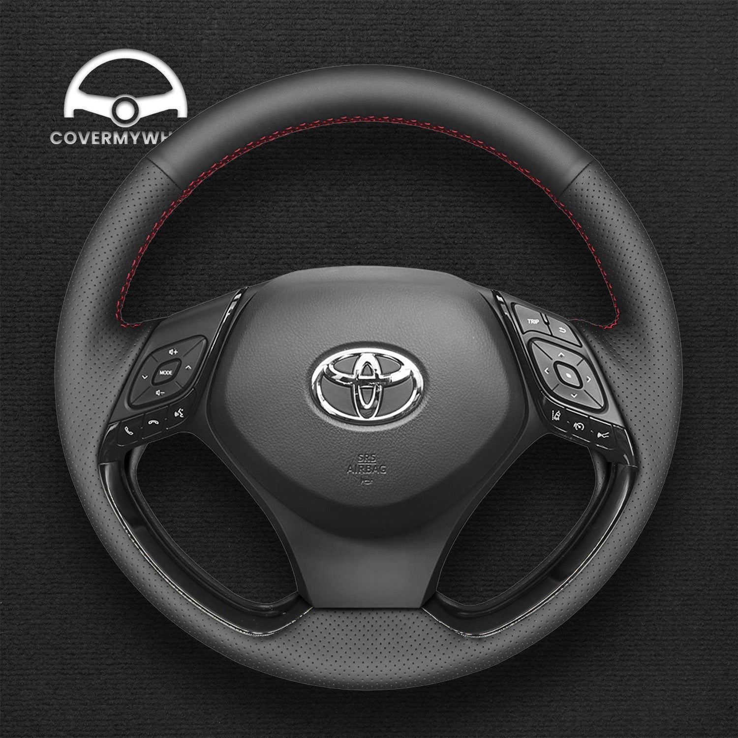 Steering Wheel Cover for Toyota C-HR CHR 2016-2024 Cover My Wheel