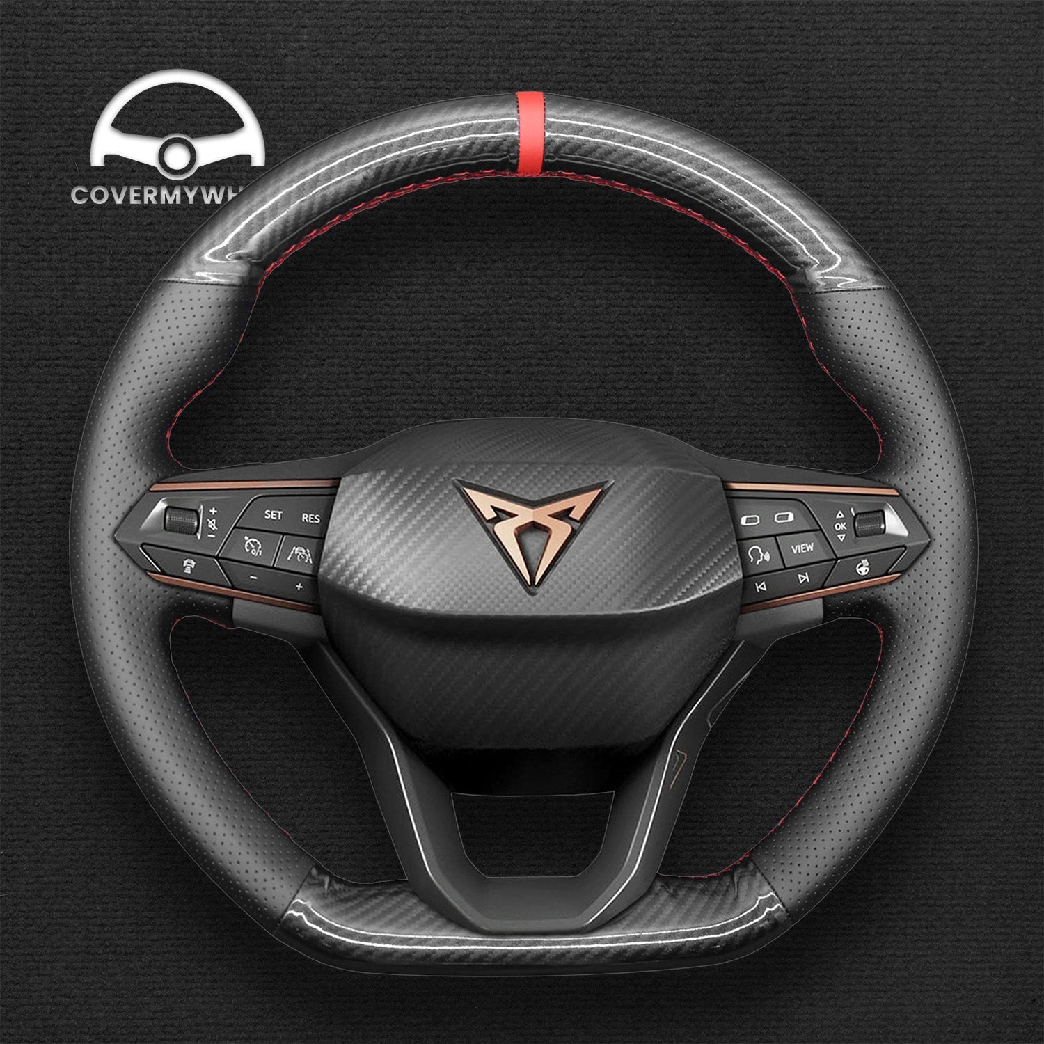 Steering Wheel Cover for SEAT Leon Cupra Leon Ateca Tarraco Formentor 2020–2026 Cover My Wheel