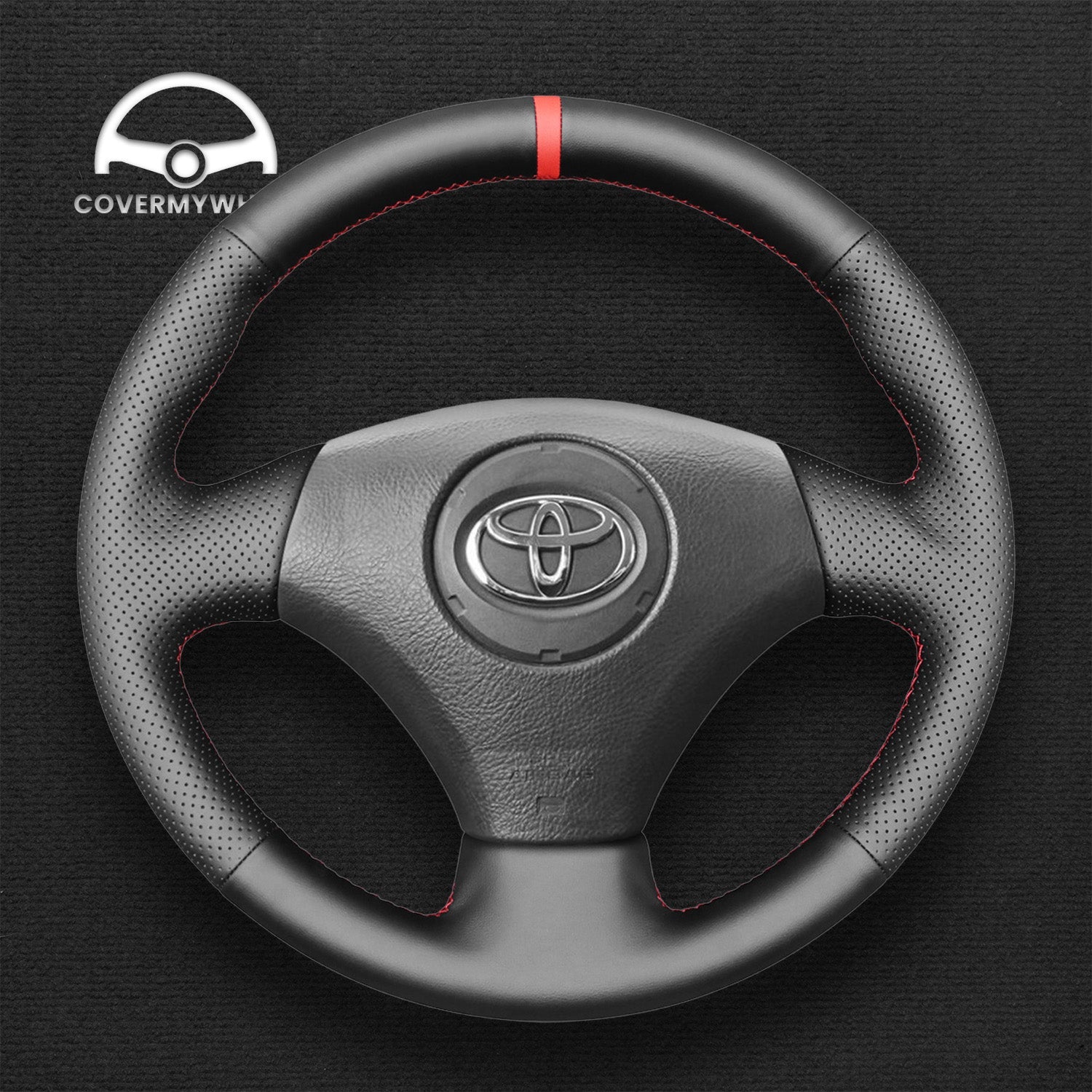 Steering Wheel Cover for Toyota Corolla (Verso) 2002-2004 / Yaris (Verso) 1999-2005 Cover My Wheel