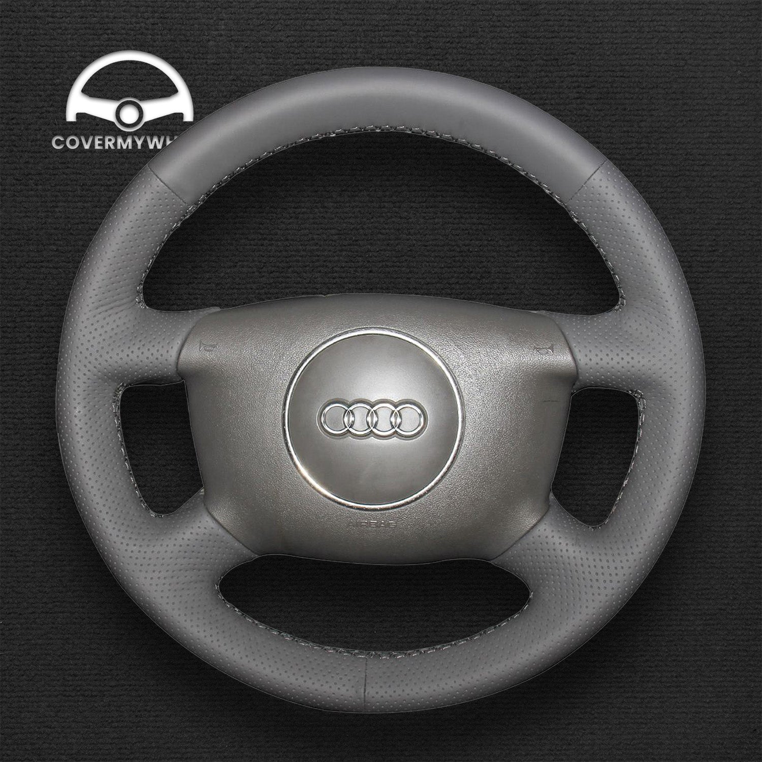 Steering Wheel Cover for Audi 8Z 8L B6 B5 C5 D2 Cover My Wheel