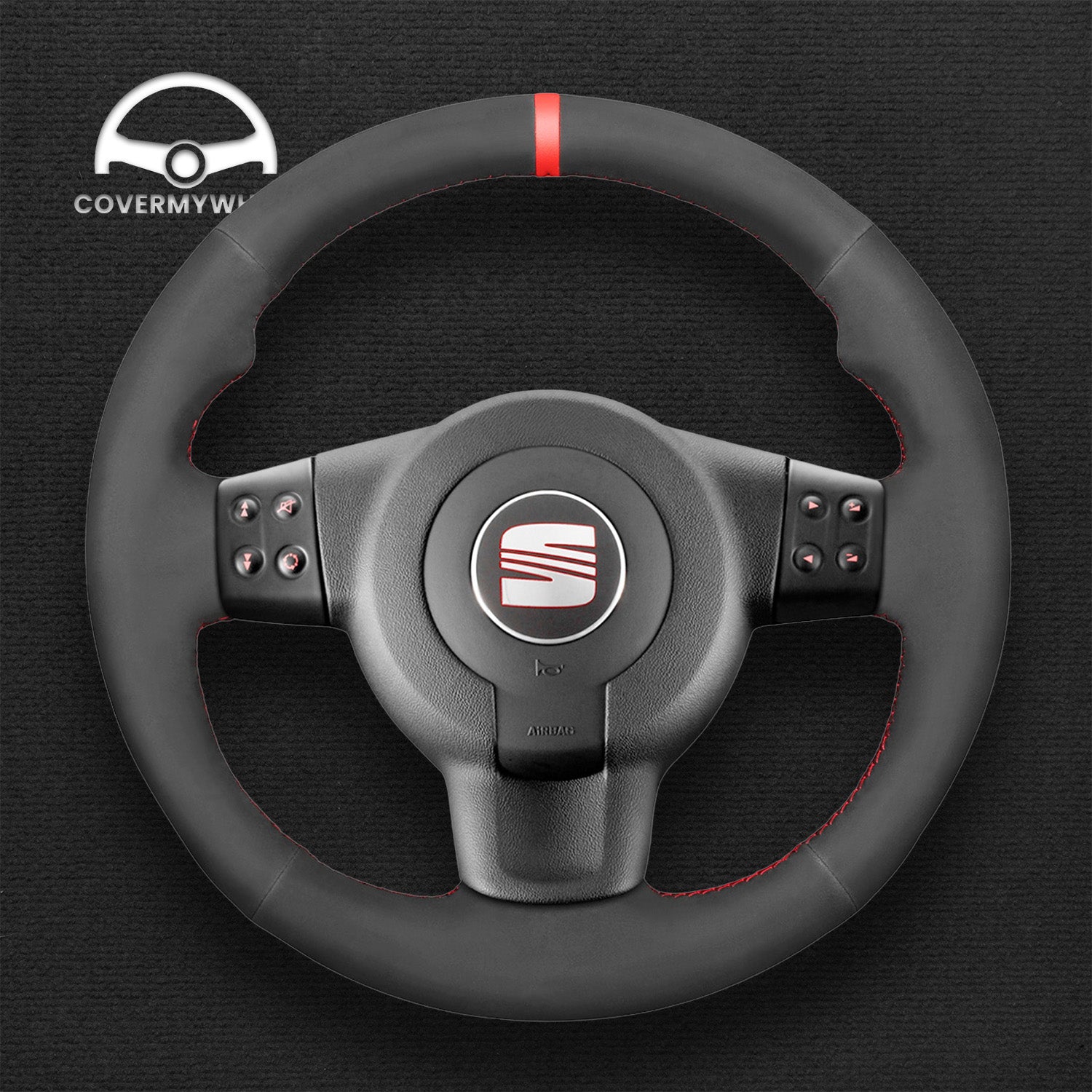 Steering Wheel Cover for SEAT Leon 1P Ibiza 6L (FR / Cupra) 2005–2009