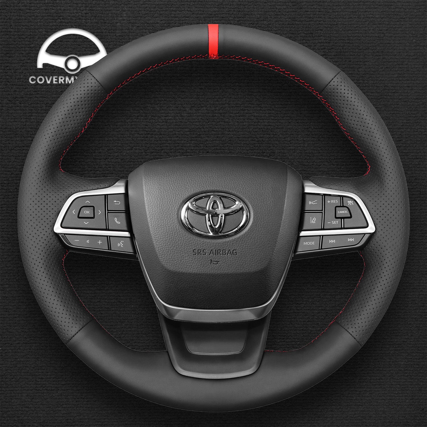 Steering Wheel Cover for Toyota Highlander Sienna Grand Highlander 2022-2024