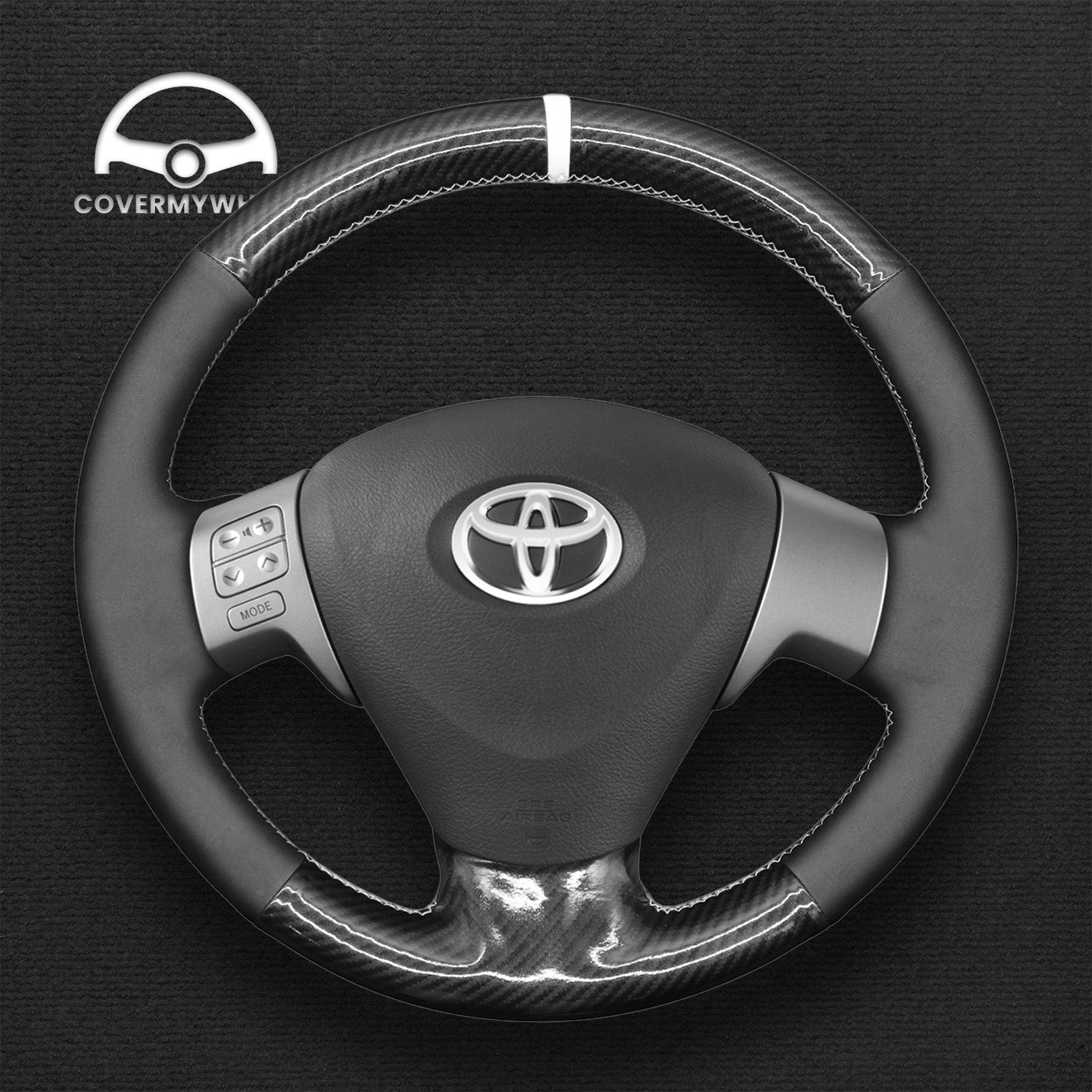 Steering Wheel Cover for Toyota Corolla Auris Ractis Matrix Noah Sienta Aygo 2005-2015