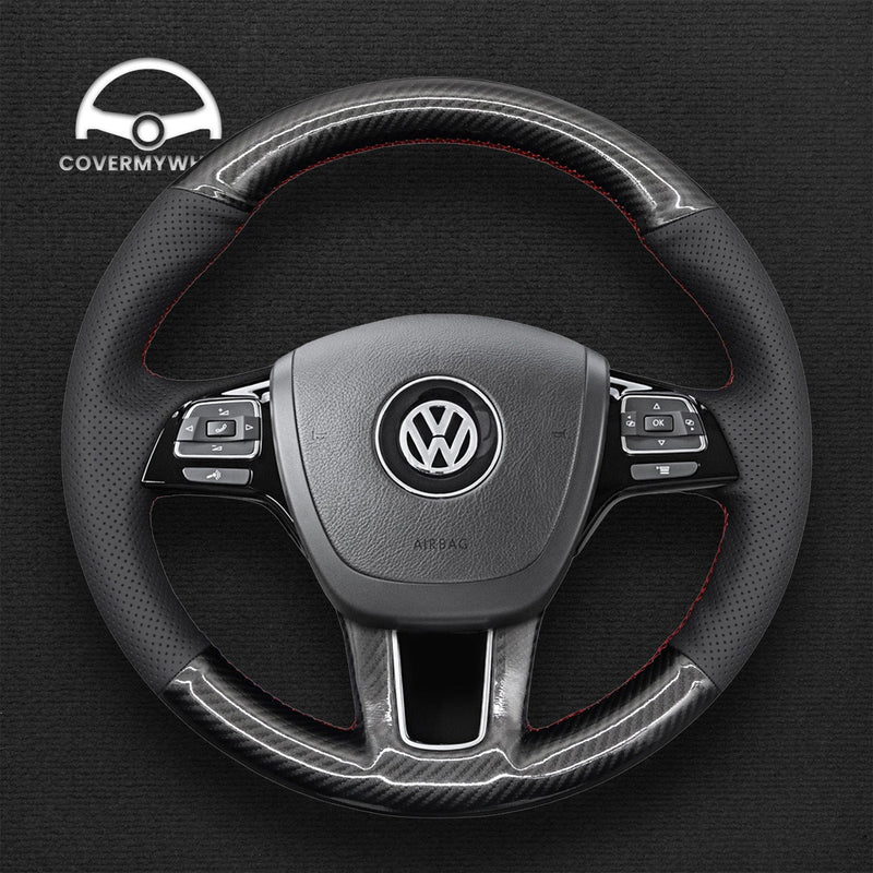 Steering Wheel Cover for Volkswagen Touareg 2010-2018 Cover My Wheel